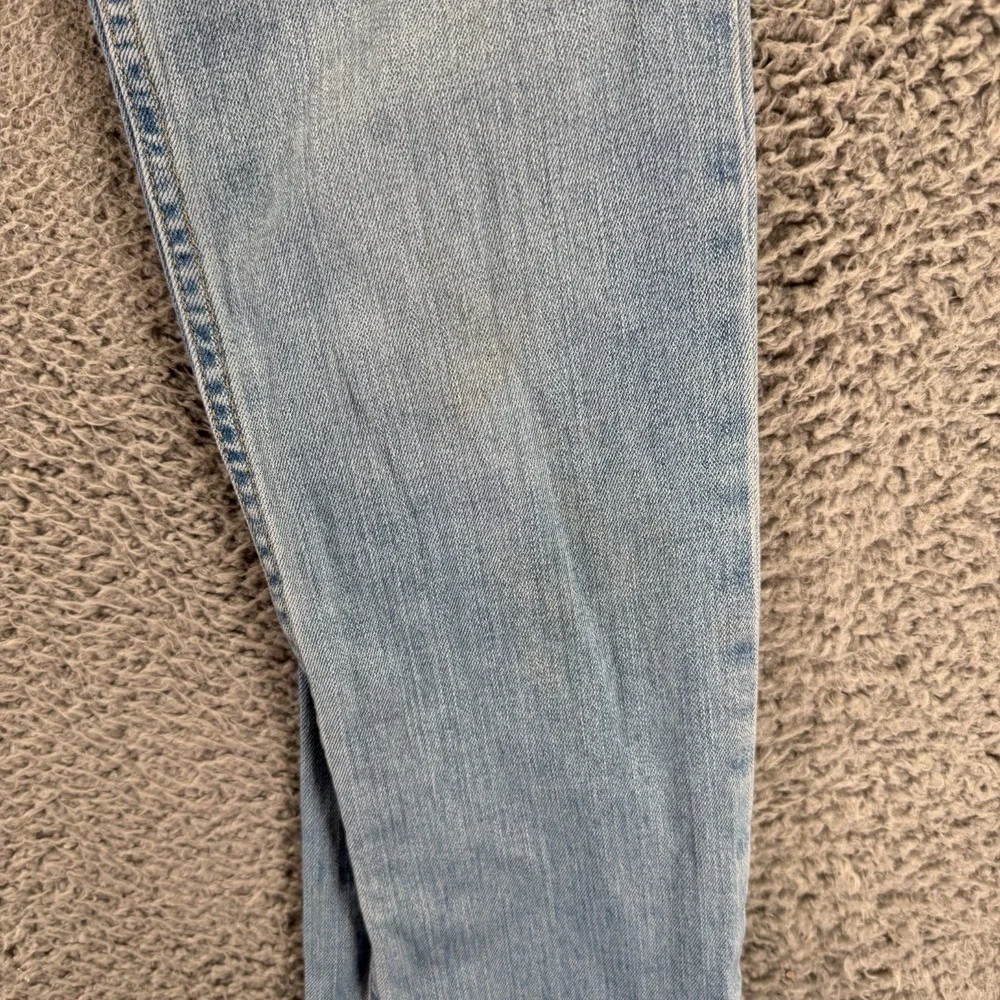 Hollister Epic Flex Jeans Mens 29x30 Blue Cotton Denim Straight Slim Distressed